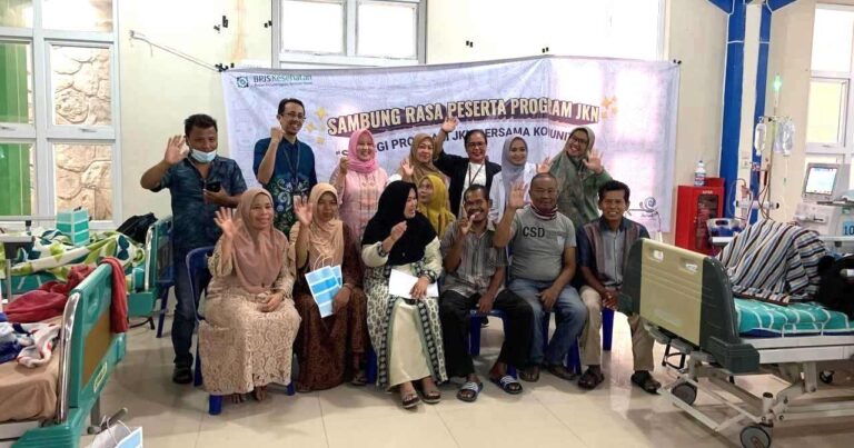 Kepala BPJS Kesehatan Sidempuan Berikan Pesan Positif dan Dorongan Kepada Para pasien Yang Jalani Perawatan Hemodialisis