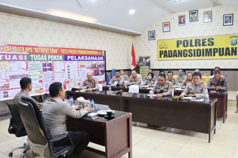 Kapolres Sidempuan Ingatkan Personel Laksanakan Tugas dengan Ikhlas Penuh Rasa Tanggung Jawab