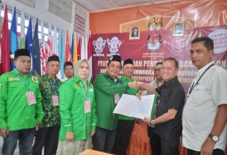 PPP Sidempuan Kompak Ajukan Bacaleg ke KPU, Caleg tahun 2024 Ada Wajah Baru