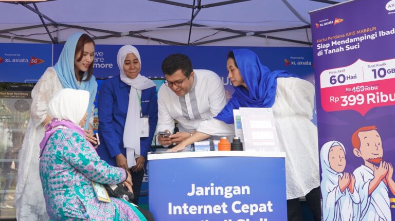 XL Axiata Jamin Kenyamanan Komunikasi Jamaah Haji di Tanah Suci