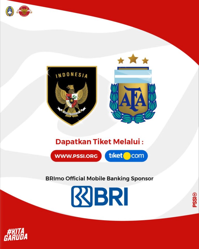 Ini Daftar Harga Tiket Nonton Pertandingan Sepak Bola Timnas Indonesia Lawan Argentina di tiket.com