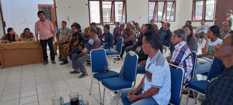 Masyarakat Desa Sionom Hudon-Simataniari Menolak Wacana Tanah Adat
