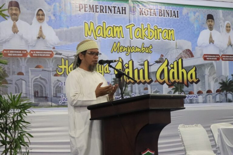 Malam Takbiran Idul Adha 2023 Kota Binjai Berlangsung Khidmat