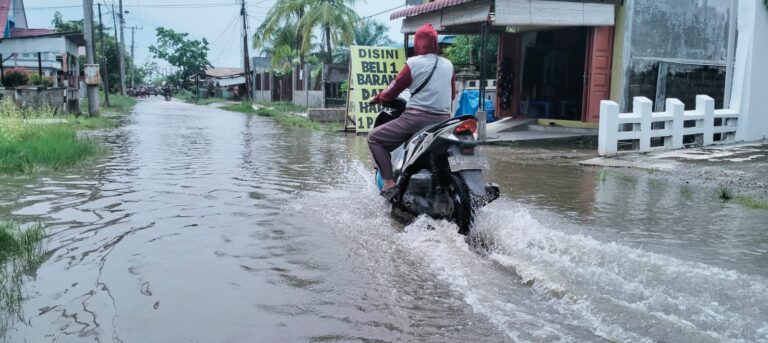 Waduhhh!!!! Kelurahan Pekan Tanjung Pura Langganan Banjir Setiap Tahunnya