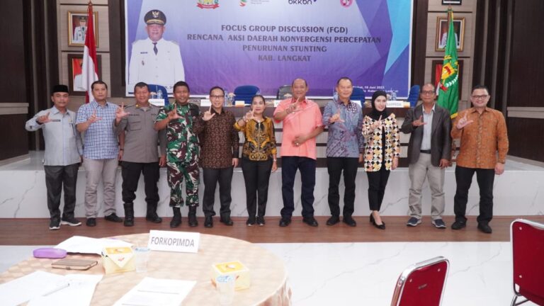 Hadirkan 3 Profesor, Pemkab Langkat Gelar FGD Bahas Penurunan Stunting