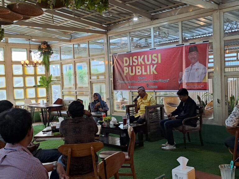 Saipullah Nasution Gelar Diskusi Bersama Kaum Pemuda Tabagsel
