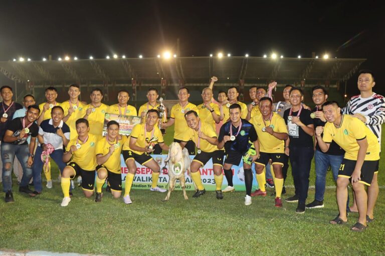 Turnamen Sepak Bola Trantibum, Polrestabes Medan Raih Juara 2