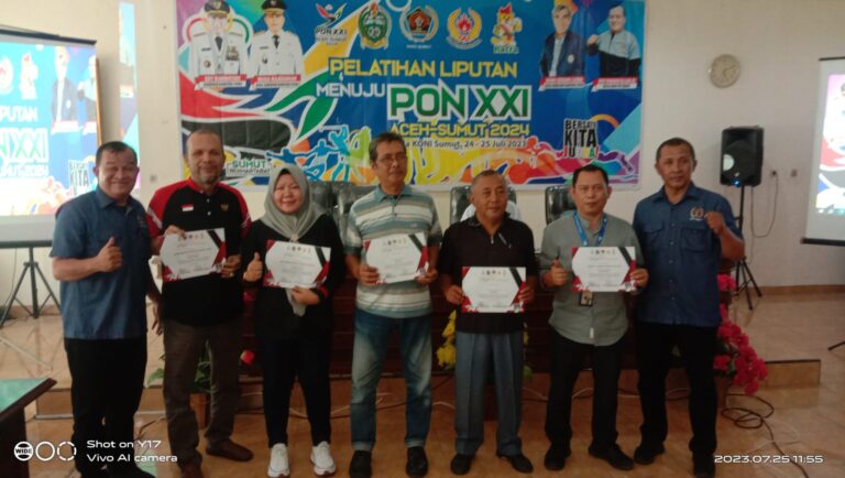 Pelatihan Liputan Menuju PON 2024 Sukses