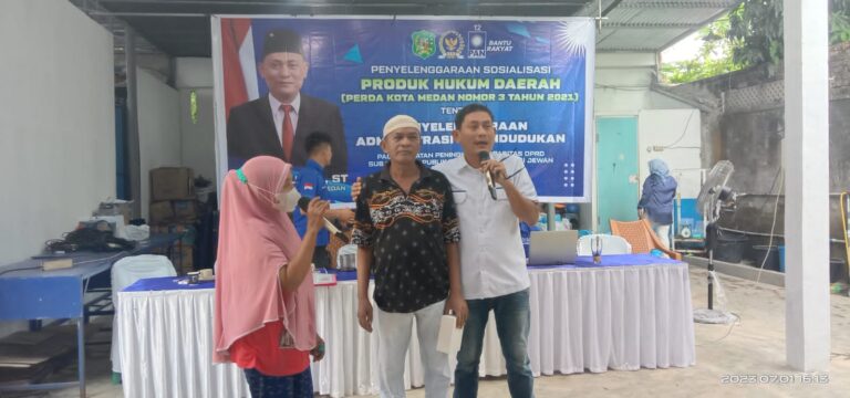 Anggota DPRD Medan Edi Saputra: Masih Banyak Warga Belum Miliki Dokumen Adminduk 