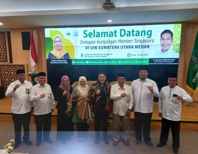 Delegasi Menteri Singapura Kunjungi UIN Sumatera Utara