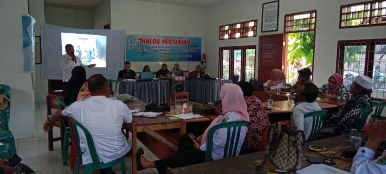 Dialog Pertanian, Ini Kata Dr Ir Sutan Pulang M Si