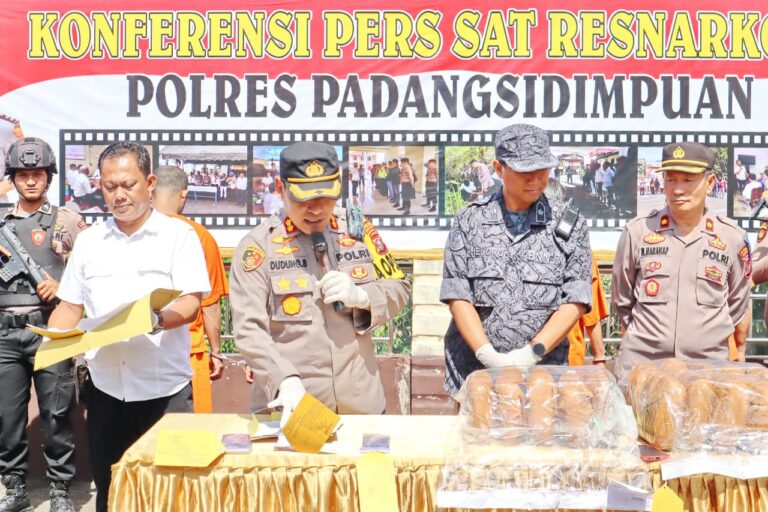 Polisi Bongkar Jaringan Narkoba di Sidimpuan