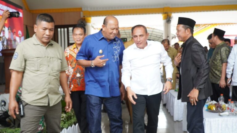 Gubsu dan Plt Bupati Langkat Silaturahmi dengan Masyarakat di Jentera Malay 