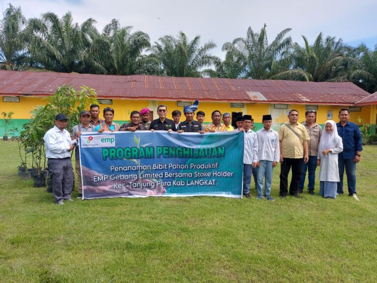 180 Pohon Produktif dari EMP Gebang untuk Tanjung Pura