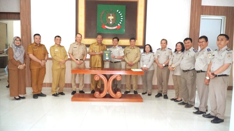 Syah Afandin Terima Kunjungan Kakan BPN Langkat, Bahas Ini