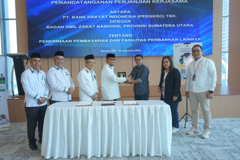 BRI Bersama Baznas Sumut Jalin Kerjasama, Bayar Zakat Secara Online 