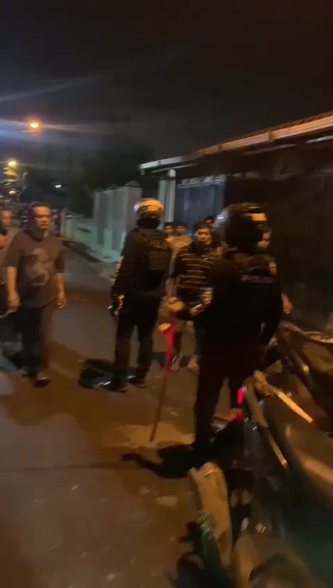 Tim URC Polrestabes Medan Amankan Anggota Geng Motor Bersenjata Tajam