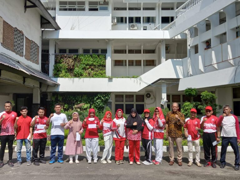 Semarak Jalan Santai HUT RI ke 78 di Disdiksu Wujud Kebersamaan