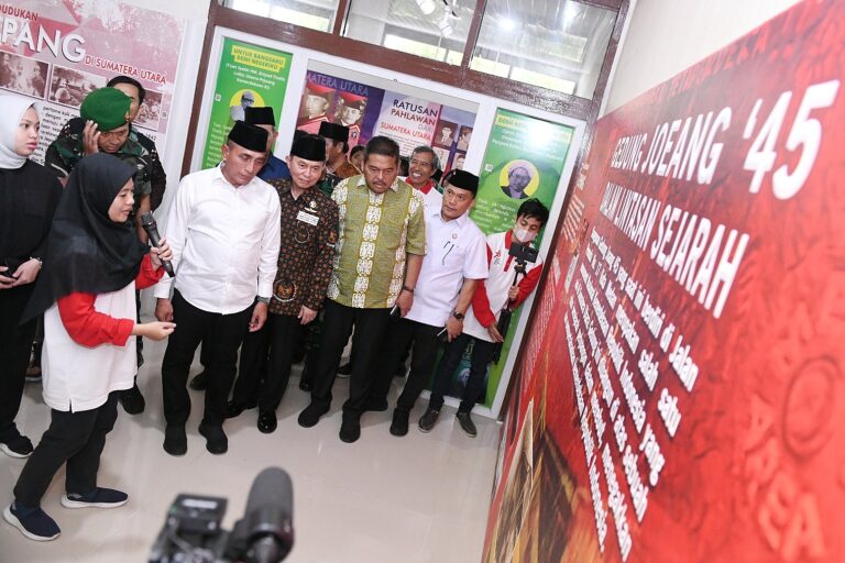 Gubernur Edy Rahmayadi Resmikan Museum Djoeang ’45 Sumatera Utara
