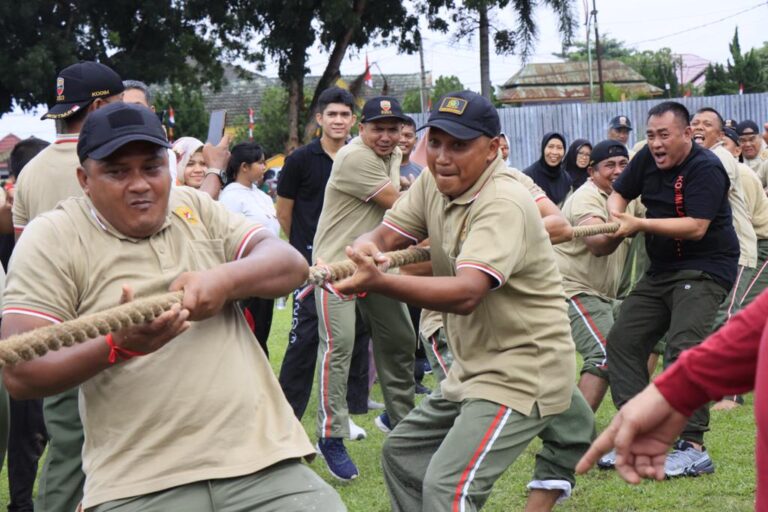 Semarak HUT RI ke 78, Kodim 0203/Langkat Gelar Perlombaan Antar Instansi Pemerintah dan Swasta