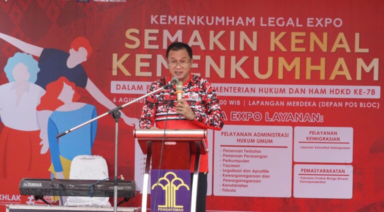 Peringati HDKD ke 78, Kemenkumham Sumut Gelar Legal Expo di Lapangan Merdeka Medan