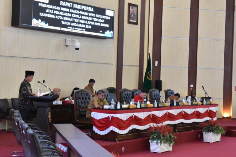 RAPBD 2024 Disoal, Ini Pertanyaan Fraksi PKS DPRD Medan