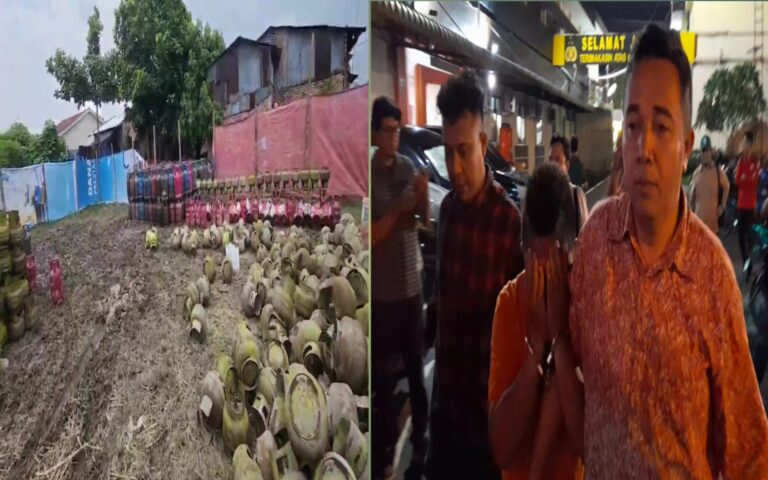 Polrestabes Medan Gerebek Rumah Gas Bersubsidi Oplosan di Jalan Jermal XII