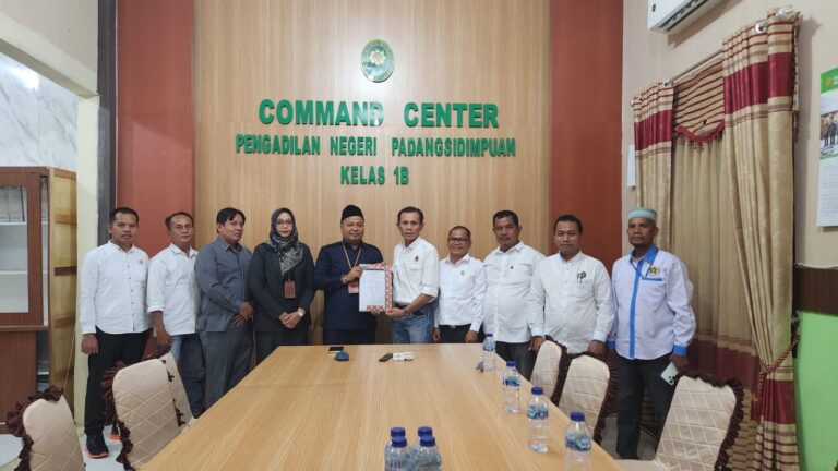 Ketua PN Padangsidimpuan Gandeng PWI Tabagsel Penyebarluasan Informasi