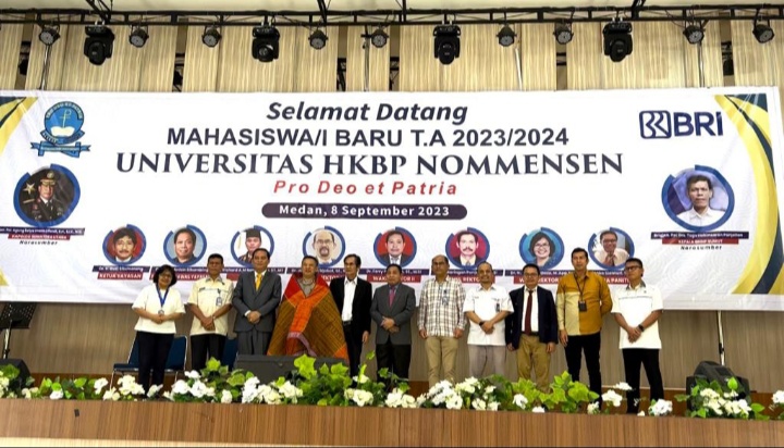 BRI Medan Putri Hijau Hadiri Inaugurasi Mahasiswa Baru Universitas HKBP Nomensen