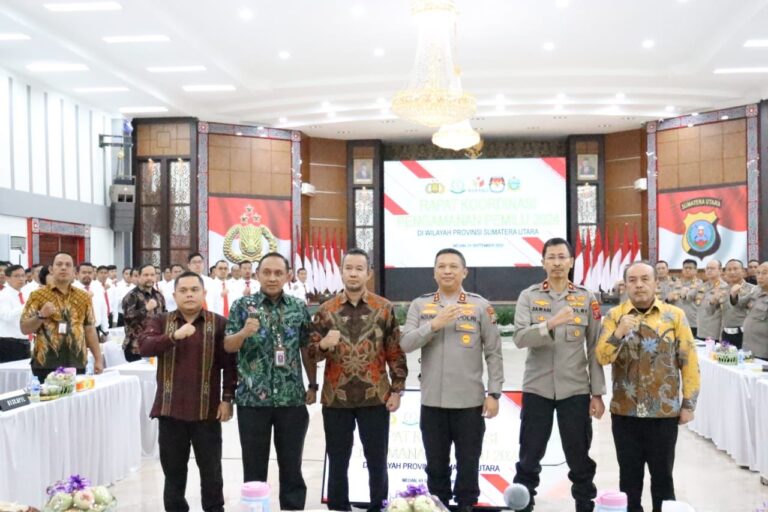 Rapat Koordinasi Kesiapan Pemilu 2024, Kapolda Irjen Agung : Polda Sumut Miliki 5 Program Prioritas