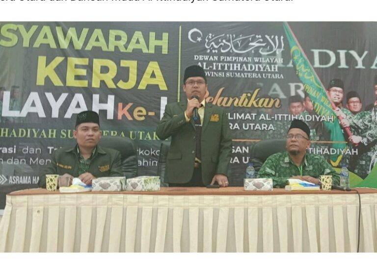 Al Ittihadiyah Gelar Mukerwil l di Asrama Haji Medan