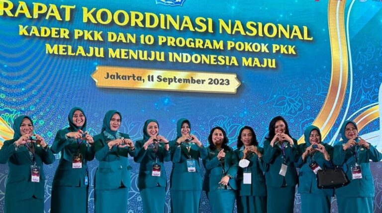 Para Pengurus dan Kader PKK Seluruh Indonesia Diminta Jadi Motor Gerakan Nasional Dalam Pemberdayaan Keluarga