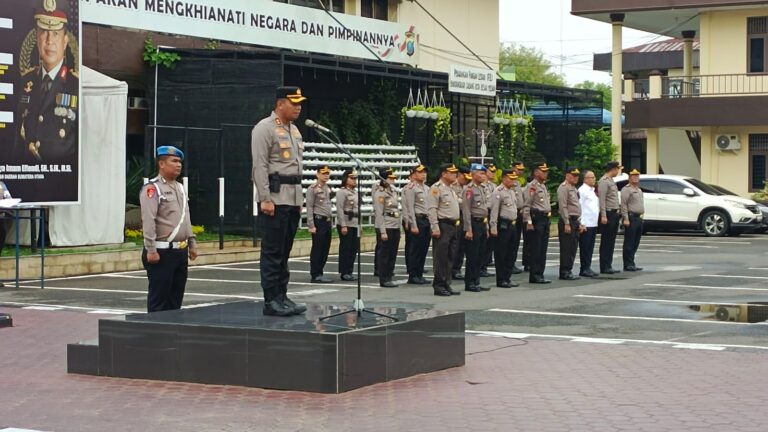 Pimpin Apel, Waka Polrestabes Medan Ingatkan Anggota Jauhi Narkoba