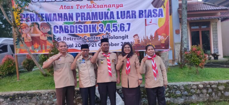 Cabang Dinas Pendidikan Wilayah Gelar Kemah Pramuka Siswa SLB