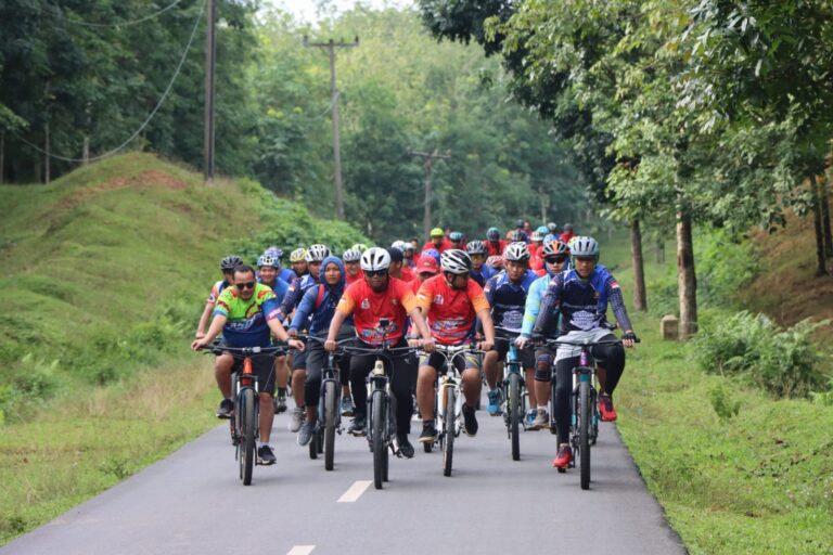 Semarakkan Haornas, Kapolres Sergai Ikuti Fun Bike dan Fun Run