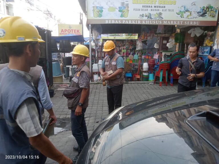 Mencuri Arus Listrik, Pedagang di Jalan Karya Ditindak P2TL Medan Utara