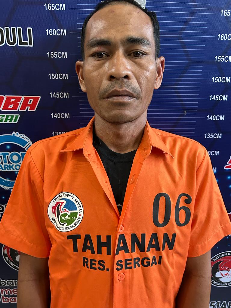 Polres Sergai Ringkus Bandar Sabu Tanjung Beringin