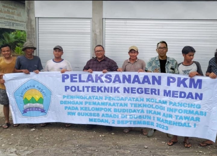 PKM Polmed Adakan Pelatihan Pemanfaatan Teknogi Informasi Kepada Pemilik Kolam Pancing