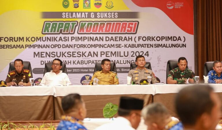 Berikut Pendapat Bupati Simalungun Terkait ASN Terlibat Politik  
