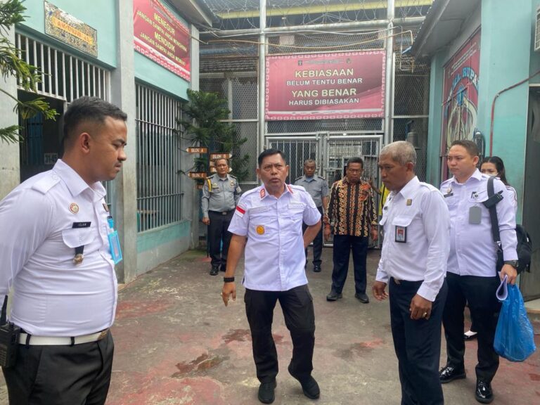 Kakanwil Sumut Sidak Kerutan Kelas II B Tanjung Pura Kabupaten Langkat