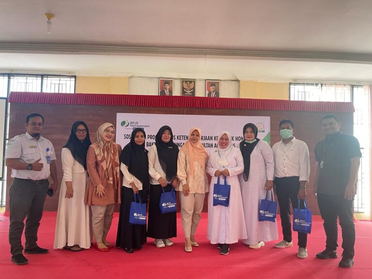 BPJS Ketenagakerjaan Sosialisasi Manfaat Jamsostek ke RSUD Sultan Abdul Azis Syah