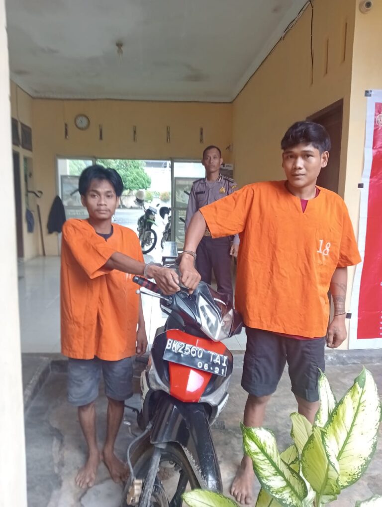 Polres Sergai Bekuk 2 Pelaku Curanmor