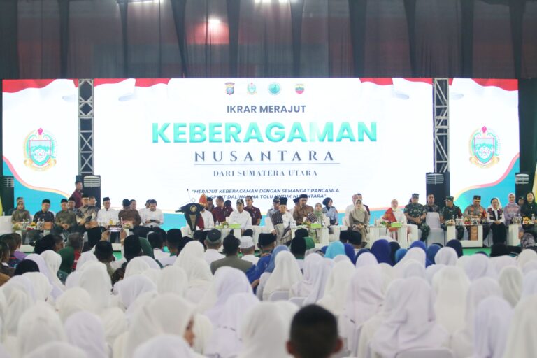 Ikrar Merajut Keberagaman Nusantara, Pj Gubernur Sumut Hassanudin Berharap Mantapkan Toleransi Anak Bangsa