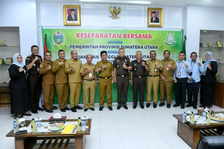 Pemprov dan Kejaksaan Tinggi Sumut Teken Kerja Sama Penagihan Tunggakan Pajak Daerah
