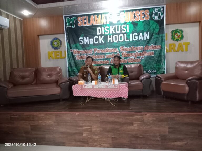 Dukung Pemilu Damai 2024, SMeCK Hooligan Suporter PSMS Medan Gelar Diskusi Kebhinekaan