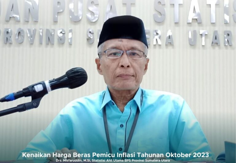 Oktober 2023 Sumut Inflasi 2,60 Persen, Ini Penyumbangnya!