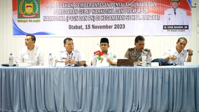Rapat Pembentukan P4GN dan PN Kecamatan se-Langkat Dibuka