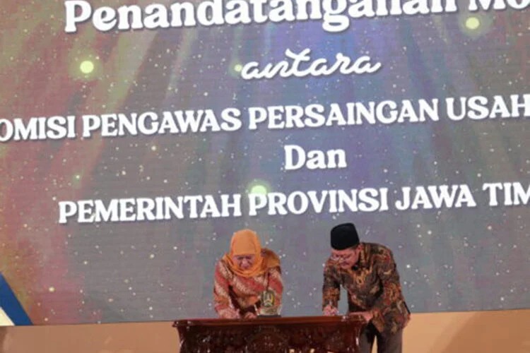 Pererat Kerja Sama, KPPU dan Pemprov Jatim Teken Nota Kesepakatan