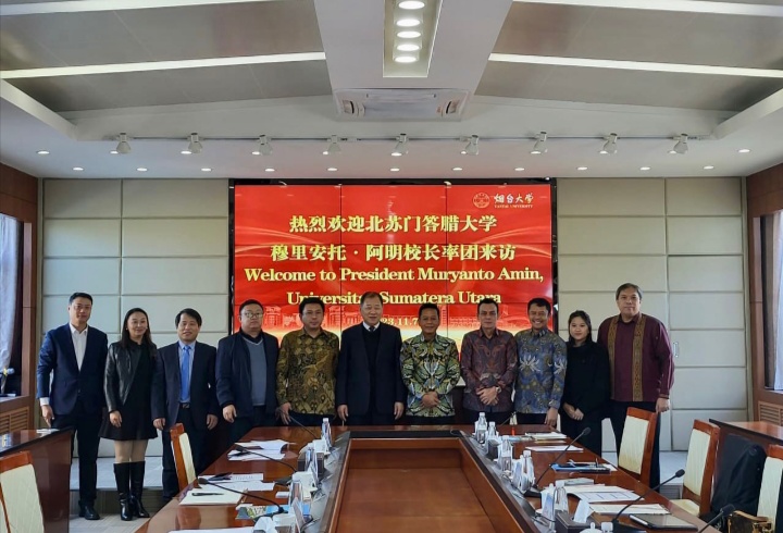 Perkuat Program Internasionalisasi: Rektor USU Diundang Universitas di China Bahas Kolaborasi Akademik