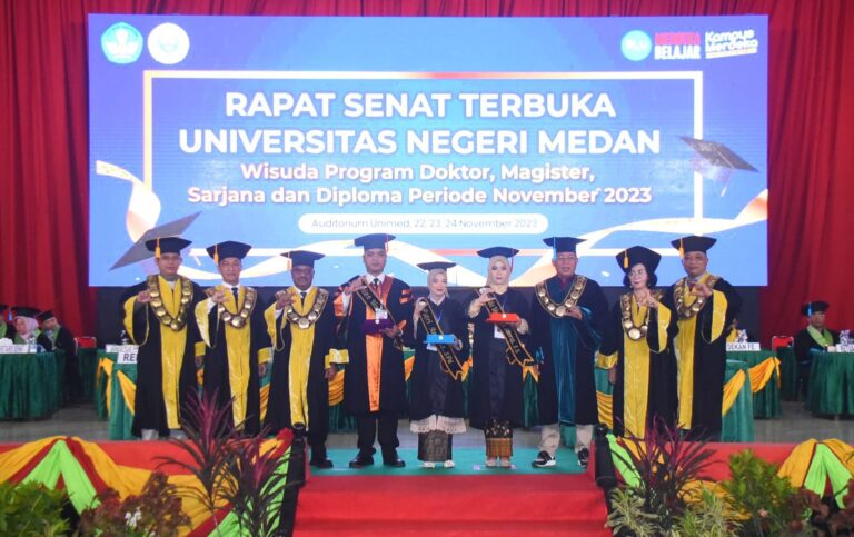 Prof Dr Baharuddin Lantik 1.703 Lulusan Unimed